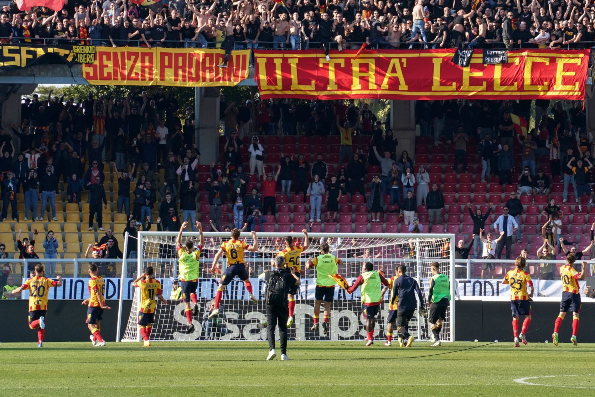 lecce empoli esultanza