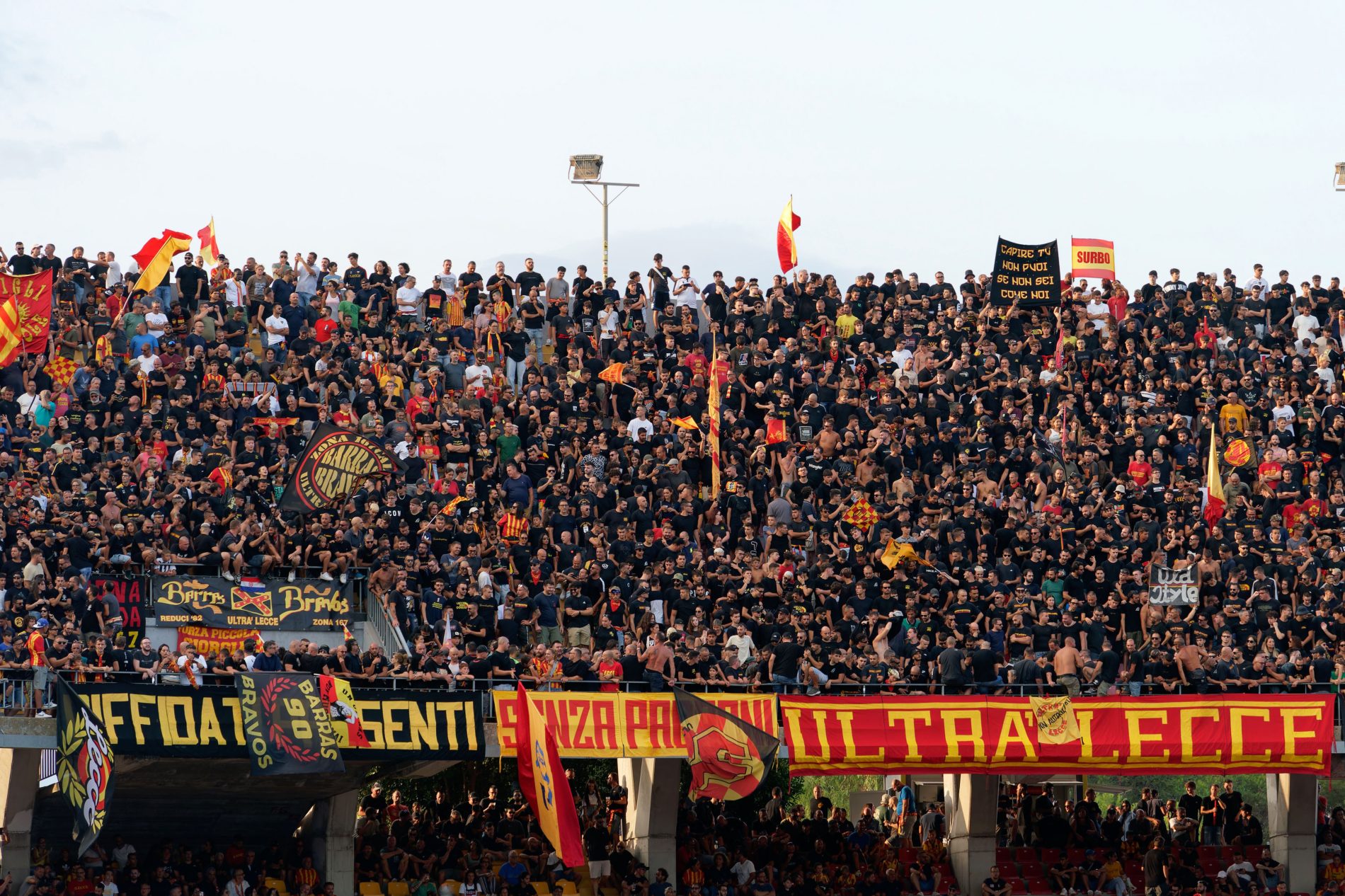 lecce atalanta curva nord