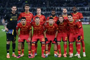 As Roma 23/11/2025 - campionato di calcio serie A / Lazio-Lecce / foto Antonello Sammarco/Image Sport nella foto: formazione Lecce
