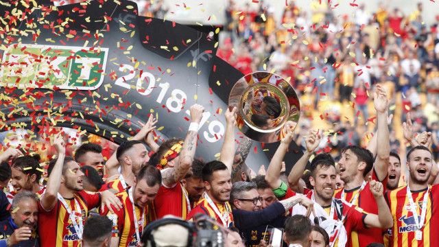 LECCE CAMPIONATO 2018-2019 ESULTANZA PROMOZIONE IN SERIE A. MICHEL CAPUTO/SILPRESS