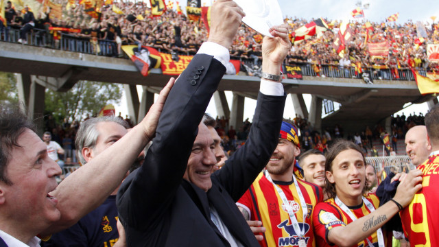 LECCE CAMPIONATO 2018-2019 MAURO MELUSO PROMOZIONE MICHEL CAPUTO/SILPRESS