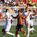 LECCE CAMPIONATO 2019-2020 AZIONE FALCO MICHEL CAPUTO/SILPRESS