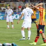 LECCE CAMPIONATO 2019-2020 TIRO PARATO MANCOSU MICHEL CAPUTO/SILPRESS