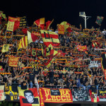 LECCE CAMPIONATO 2019-2020 SCIARPATA CURVA NORD MICHEL CAPUTO/SILPRESS