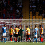 LECCE CAMPIONATO 2019-2020 AMMONIZIONE GABRIEL MICHEL CAPUTO/SILPRESS