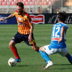 LECCE CAMPIONATO 2019-2020 MAJER E OUNAS MICHEL CAPUTO/SILPRESS