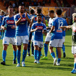 LECCE CAMPIONATO 2019-2020 ESULTANZA NAPOLI MICHEL CAPUTO/SILPRESS