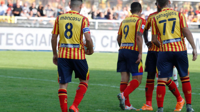 LECCE CAMPIONATO 2019-2020 MANCOSU PRIMA DEL RIGORE MICHEL CAPUTO/SILPRESS