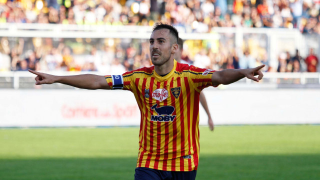 LECCE CAMPIONATO 2019-2020 ESULTANZA MANCOSU MICHEL CAPUTO/SILPRESS