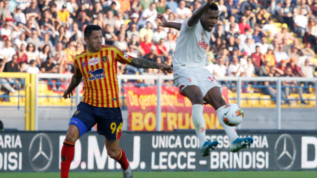 LECCE CAMPIONATO 2019-2020 FALLO LAPADULA MICHEL CAPUTO/SILPRESS