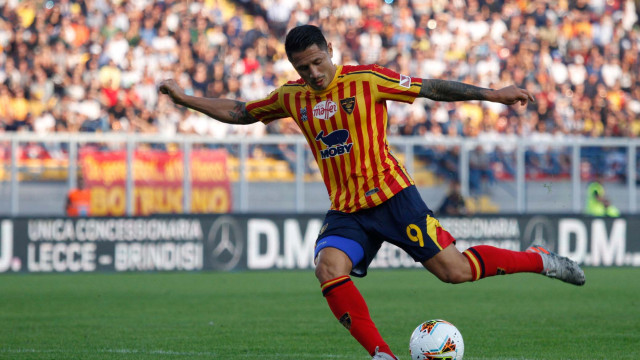 LECCE CAMPIONATO 2019-2020 TIRO LAPADULA MICHEL CAPUTO/SILPRESS