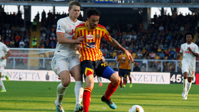 LECCE CAMPIONATO 2019-2020 DE LIGHT E TABANELLI MICHEL CAPUTO/SILPRESS