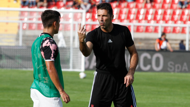 LECCE CAMPIONATO 2019-2020 BUFFON E DYBALA MICHEL CAPUTO/SILPRESS