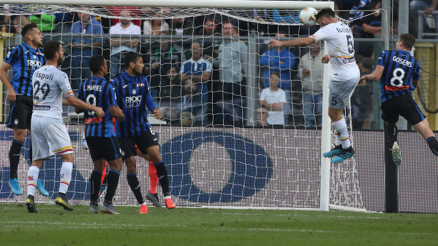 ATALANTA-LECCE 06-10-2019. GOL DI FABIO LUCIONI. ALBERTO MARIANI/SILPRESS