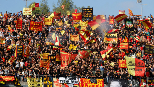 LECCE CAMPIONATO 2019-2020 CURVA NORD MICHEL CAPUTO/SILPRESS