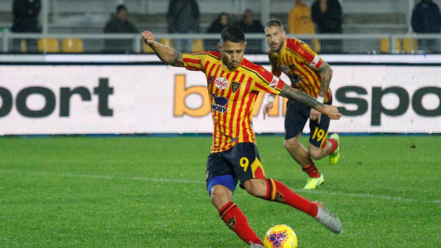 LECCE CAMPIONATO 2019-2020 RIGORE LAPADULA MICHEL CAPUTO/SILPRESS