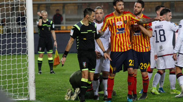 LECCE CAMPIONATO 2019-2020 PROTESTE TABANELLI MICHEL CAPUTO/SILPRESS