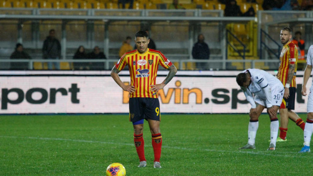 LECCE CAMPIONATO 2019-2020 RIGORE LAPADULA MICHEL CAPUTO/SILPRESS