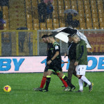 LECCE CAMPIONATO 2019-2020 CONTROLLO CONDIZIONI TERRENO DI GIOCO MICHEL CAPUTO/SILPRESS