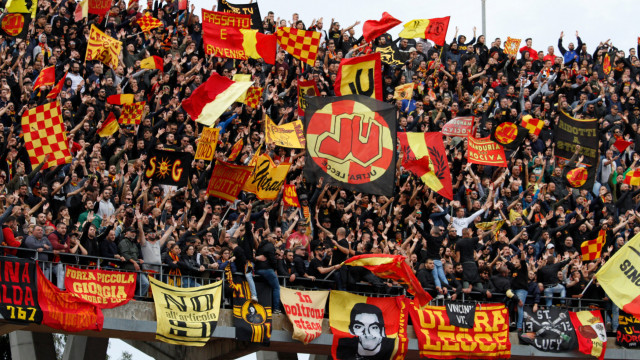 LECCE CAMPIONATO 2019-2020 CURVA NORD MICHEL CAPUTO/SILPRESS