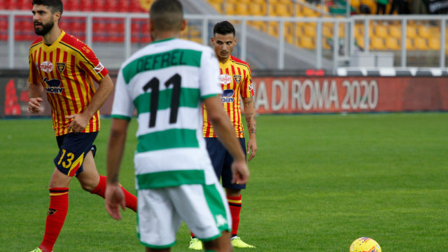 LECCE CAMPIONATO 2019-2020 PUNIZIONE FALCO MICHEL CAPUTO/SILPRESS