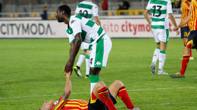 LECCE CAMPIONATO 2019-2020 OBIANG E LAPADULA MICHEL CAPUTO/SILPRESS