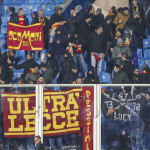 FERRARA - ITALY, 04-11-19 — FOTO DI SILPRESS / CASTALDI — 4° di COPPA ITALIA 2019-2020 — STADIO PAOLO MAZZA — SPAL VS LECCE — NELLA FOTO: TIFOSI DEL LECCE