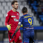 FERRARA - ITALY, 04-11-19 — FOTO DI SILPRESS / CASTALDI — 4° di COPPA ITALIA 2019-2020 — STADIO PAOLO MAZZA — SPAL VS LECCE — NELLA FOTO: ETRIT BERISHA (SPAL) E GIANLUCA LAPADULA (LECCE)