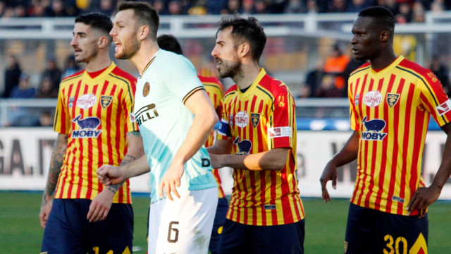 LECCE CAMPIONATO 2019-2020 BABACAR, MANCOSU, DEIOLA. MICHEL CAPUTO/SILPRESS