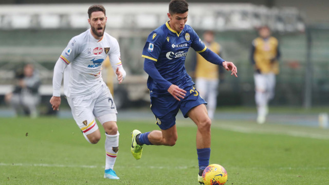 HELLAS VERONA - LECCE 26-01-2019 MATTEO PESSINA E RISPOLI ANDREA. SILPRESS