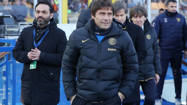 LECCE CAMPIONATO 2019-2020 ANTONIO CONTE MICHEL CAPUTO/SILPRESS