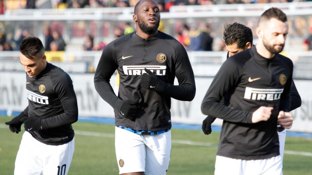 LECCE CAMPIONATO 2019-2020 RISCALDAMENTO INTER MICHEL CAPUTO/SILPRESS