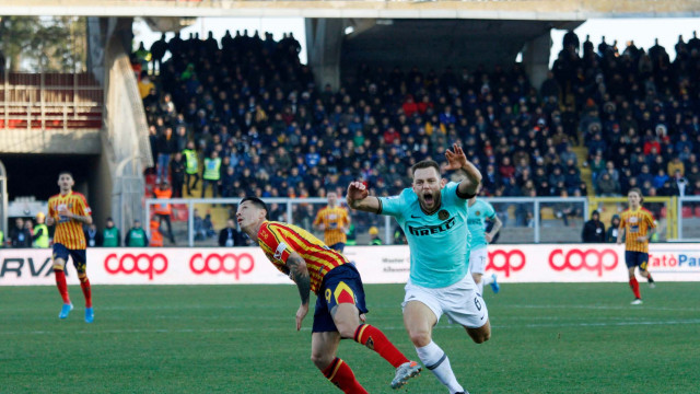 LECCE CAMPIONATO 2019-2020 FALLO LAPADULA MICHEL CAPUTO/SILPRESS