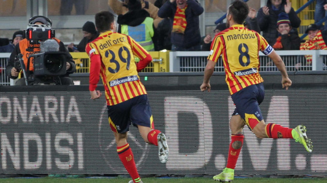 LECCE CAMPIONATO 2019-2020 ESULTANZA MANCOSU 2 MICHEL CAPUTO/SILPRESS