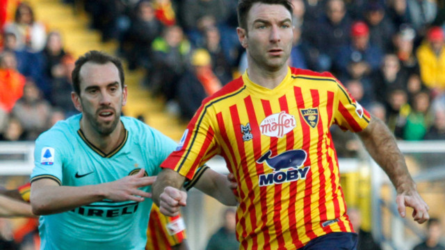LECCE CAMPIONATO 2019-2020 GODIN E LUCIONI MICHEL CAPUTO/SILPRESS