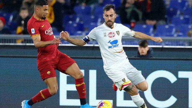 ROMA - LECCE 23-02-2020. MANCOSU E BRUNO PERES. CIAMBELLI/SILPRESS