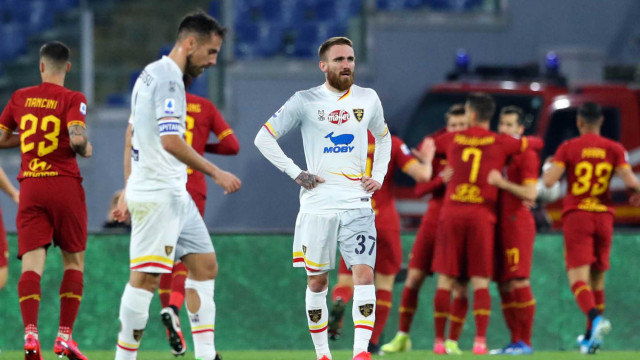 ROMA - LECCE 23-02-2020. DELUSIONE DI ZAN MAJER . CIAMBELLI/SILPRESS