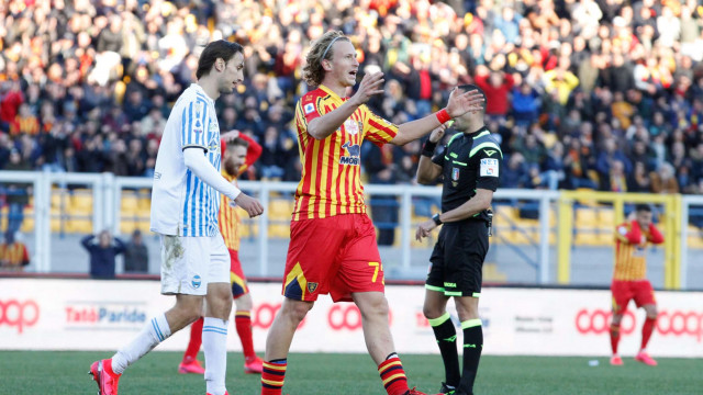 LECCE SPAL CAMPIONATO 2019-2020 15/02/2020 BARAK MICHEL CAPUTO/SILPRESS