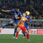 LECCE CAMPIONATO 2019-2020 CONTRASTO LAPADULA MICHEL CAPUTO/SILPRESS