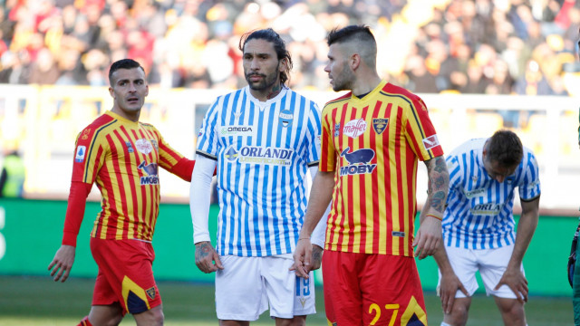 LECCE SPAL CAMPIONATO 2019-2020 15/02/2020 CASTRO E CALDERONI MICHEL CAPUTO/SILPRESS