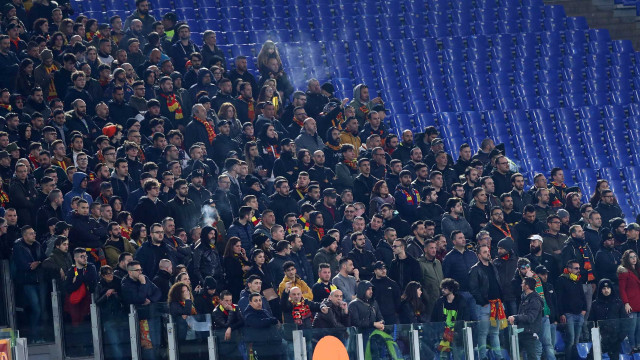 ROMA - LECCE 23-02-2020. TIFOSI LECCE. CIAMBELLI/SILPRESS