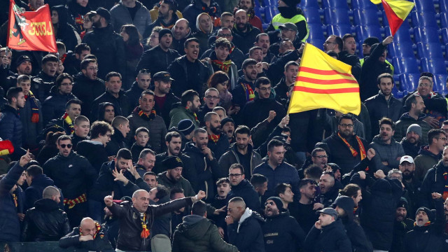 ROMA - LECCE 23-02-2020. TIFOSI LECCE. CIAMBELLI/SILPRESS