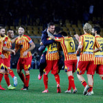 LECCE CAMPIONATO 2019-2020 ESULTANZA DEIOLA MICHEL CAPUTO/SILPRESS
