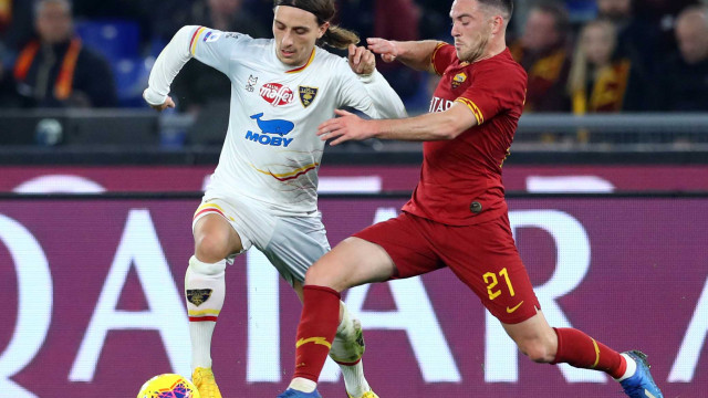 ROMA - LECCE 23-02-2020. VETROUT E JACOPO PETRICCIONE. CIAMBELLI/SILPRESS