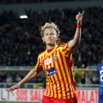 LECCE CAMPIONATO 2019-2020 ESULTANZA BARAK MICHEL CAPUTO/SILPRESS
