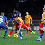LECCE CAMPIONATO 2019-2020 PUNIZIONE DONATI MICHEL CAPUTO/SILPRESS