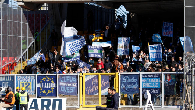 LECCE SPAL CAMPIONATO 2019-2020 15/02/2020 SETTORE OSPITI MICHEL CAPUTO/SILPRESS