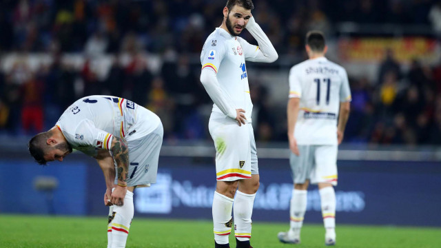 ROMA - LECCE 23-02-2020. DELUSIONE FINE PARTITA. CIAMBELLI/SILPRESS