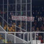 LECCE CAMPIONATO 2019-2020 CONTESTAZIONE SETTORE OSPITI MICHEL CAPUTO/SILPRESS