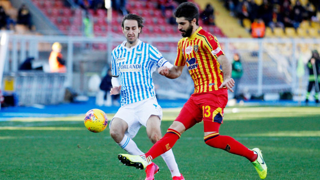 LECCE-SPAL 15-02-2020. CAMPIONATO 2019-2020 CHIUSURA ROSSETTINI MICHEL CAPUTO/SILPRESS